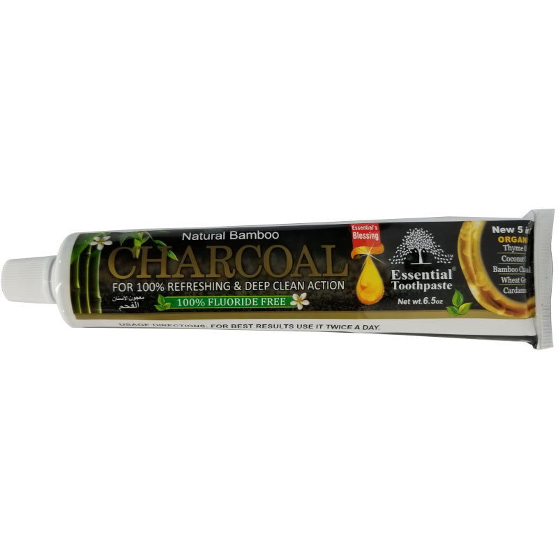 100% Organic Fluoride Free Activated Charcoal Toothpaste