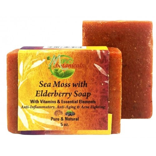 Sea Moss with Elderberry Handmade Soap